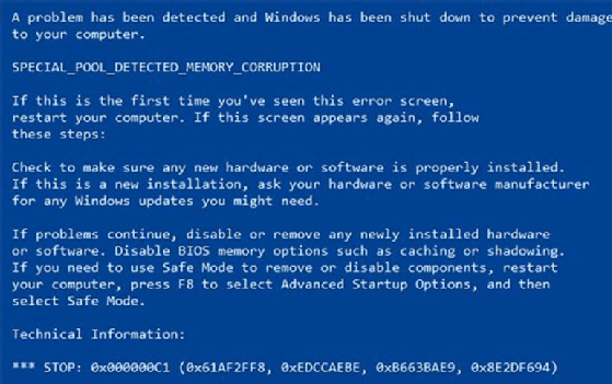 Blue Screen of Death
